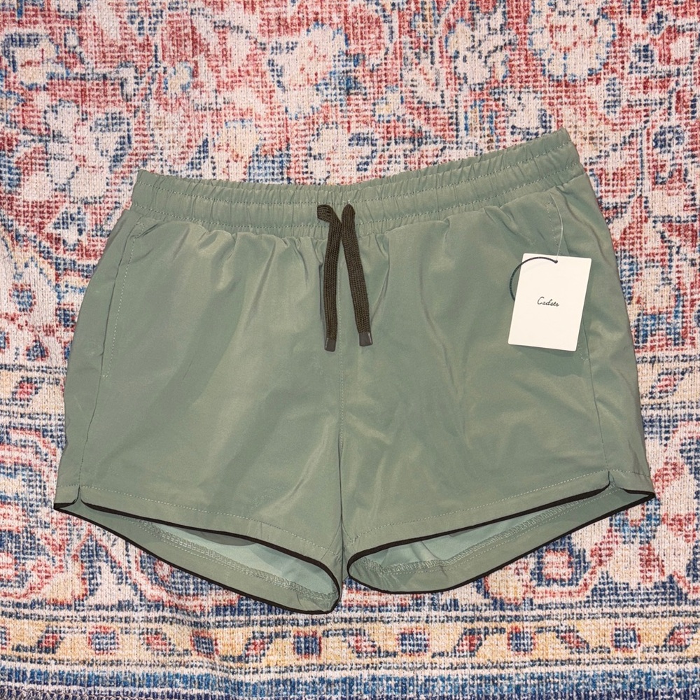 Cadets Men’s Cabana Swim Shorts in Green SZ S NWT Small - Picture 2 of 3